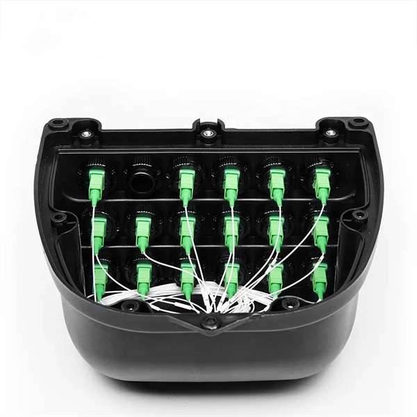How to use a fiber optic fusion splice box with a telecom company 