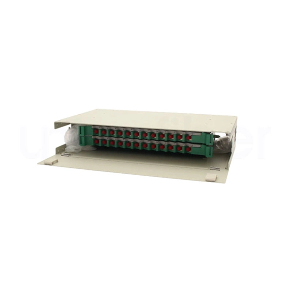 How many meters of network patch cable are needed inside the server rack 